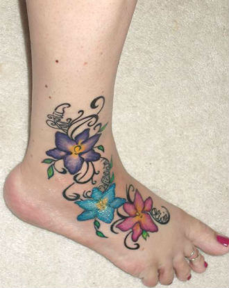 Tattoos Designs - Ankle Tattoos, Foot Tattoos, Tatoo, Tattoo image